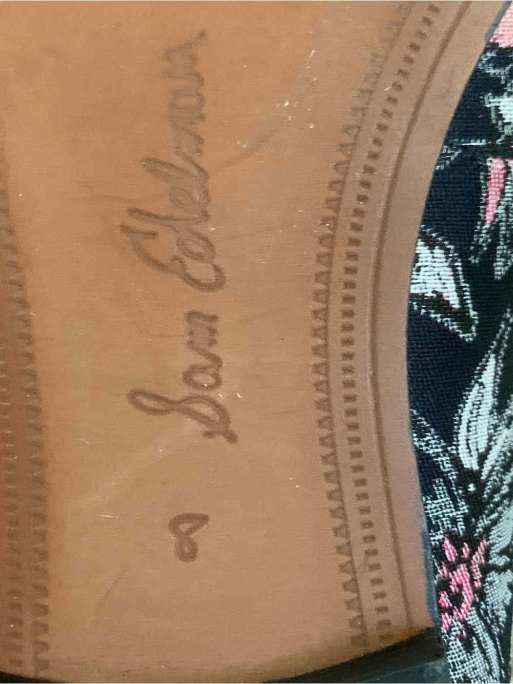 NWOB Sam Edelman Leon Secret Garden Jacquard Floral Loafers Flats Size 8M - Picture 3 of 8
